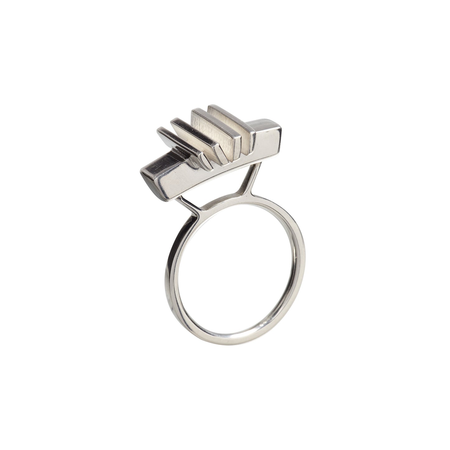 Silver Crossroads Ring